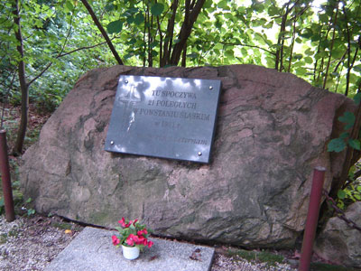 Pomnik poświęcony 21 Powstańcom Śląskim poległym w 1921r.