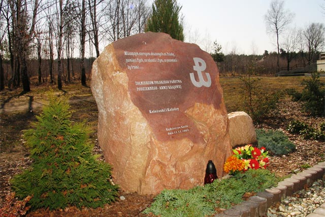 Obelisk poświęcony pamięci żołnierzy Państwa Podziemnego Armii Krajowej z II Wojny Światowej