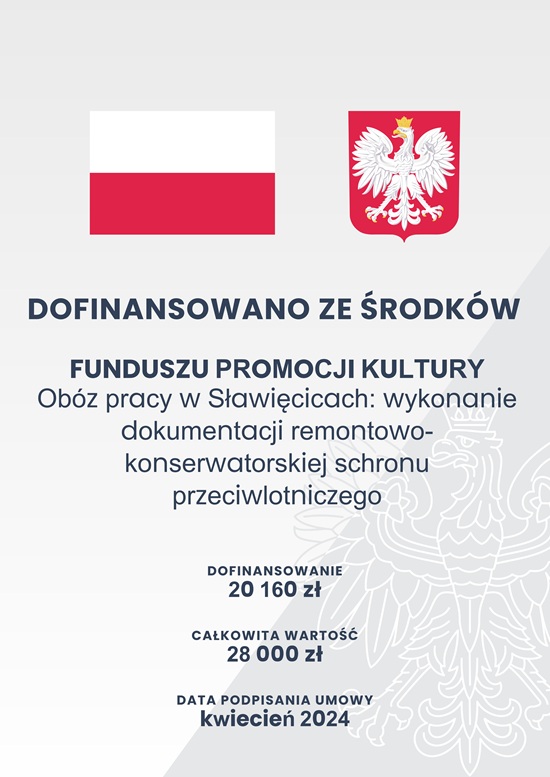 Obóz pracy w Sławięcicach: wykonanie dokumentacji remontowo-konserwatorskiej schronu przeciwlotniczego Obóz pracy w Sławięcicach: wykonanie dokumentacji remontowo-konserwatorskiej schronu przeciwlotniczego
