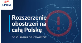 Od 20 marca rozszerzone zasady bezpieczeństwa w całej Polsce